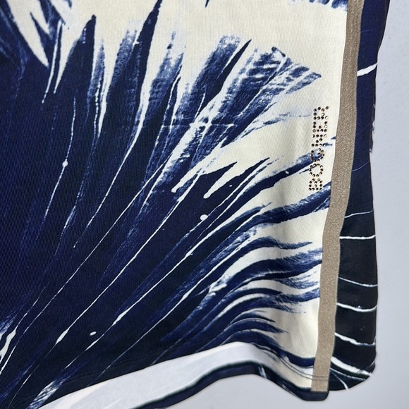 Bogner navy leaf athletic tank M - Picture 4 of 6